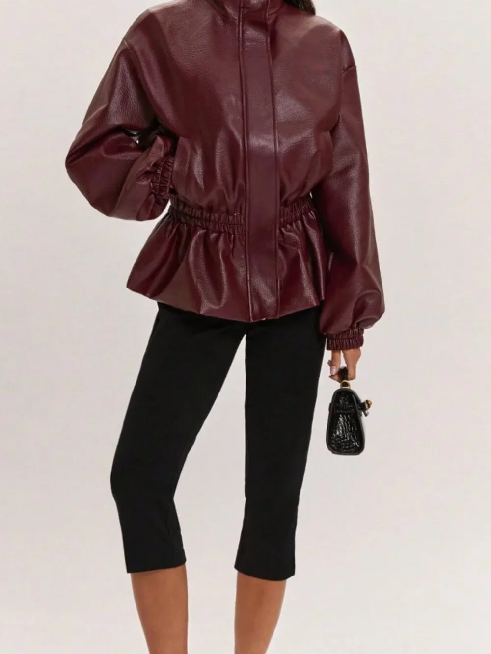 N/A burgundy casual